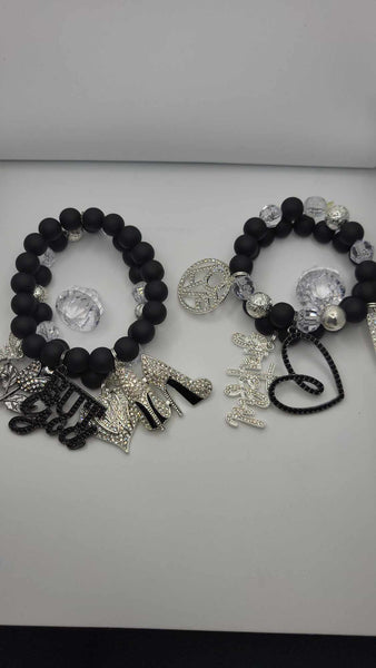 #1071 Mommy and Daughter Matching Bracelet Set